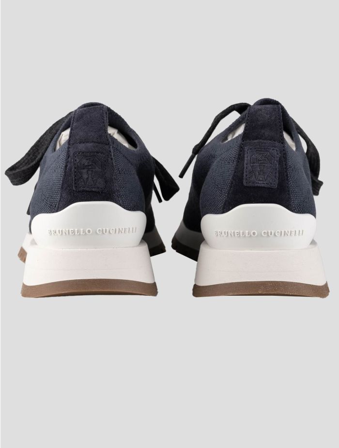 Brunello Cucinelli Blue Cotton Viscose Polyestermetal