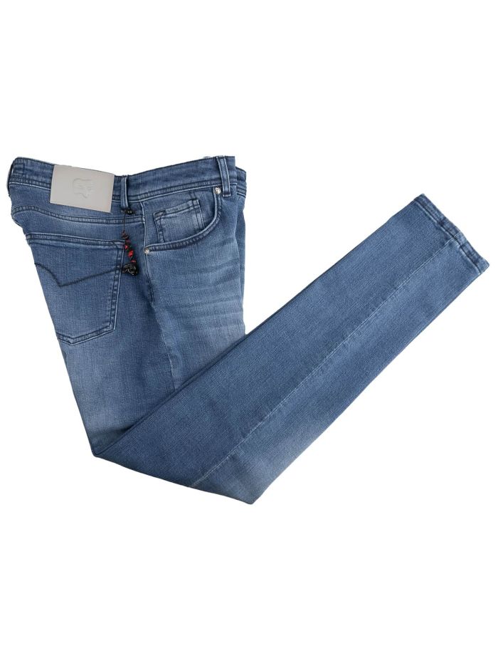 Marco Pescarolo Blue Cotton Ea Jeans IsuiT