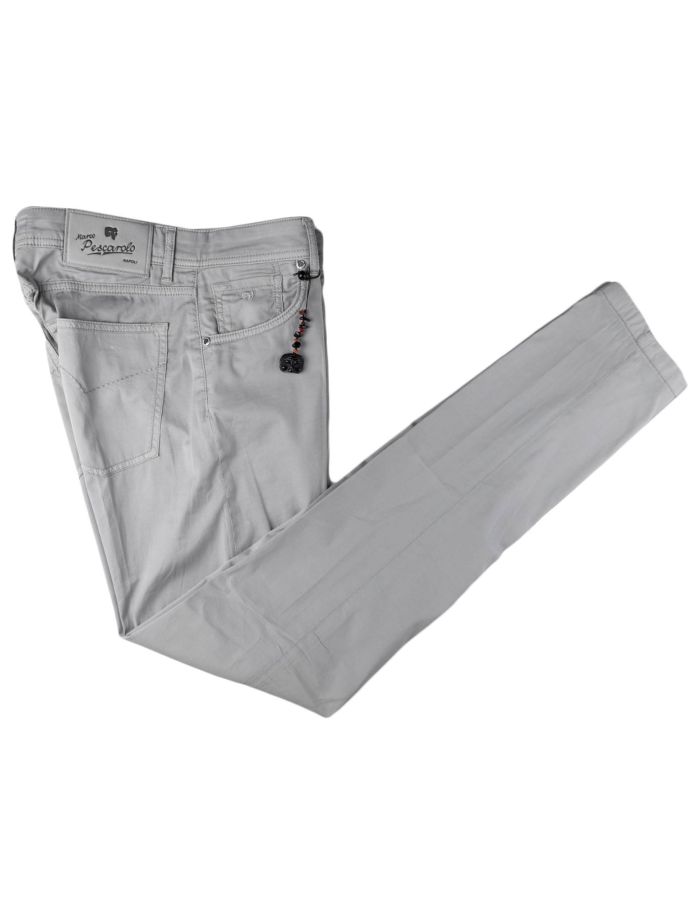 Marco Pescarolo Gray Cotton Silk Ea Pants | IsuiT