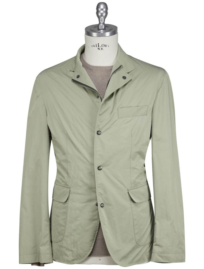 LUIGI BORRELLI ダークグリーン バージンウールスーツ 50 Luigi Borrelli Green Pa Coat | IsuiT