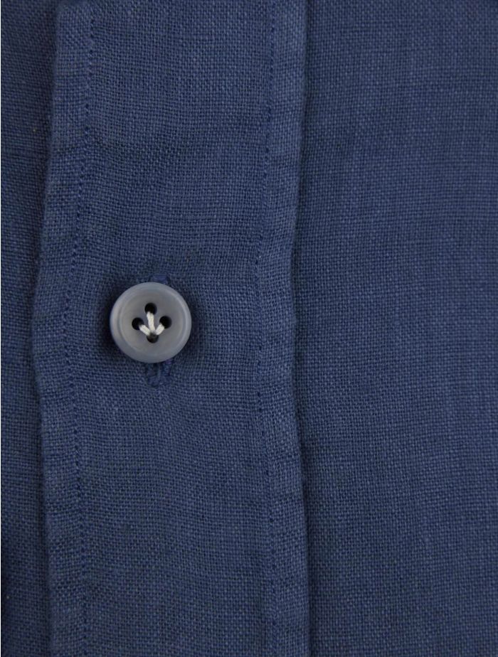 Luigi Borrelli Blue Linen Shirt | IsuiT