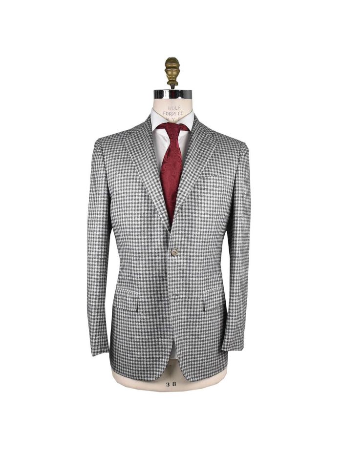 KITON Multicolor Silk Cashmere Blazer IsuiT