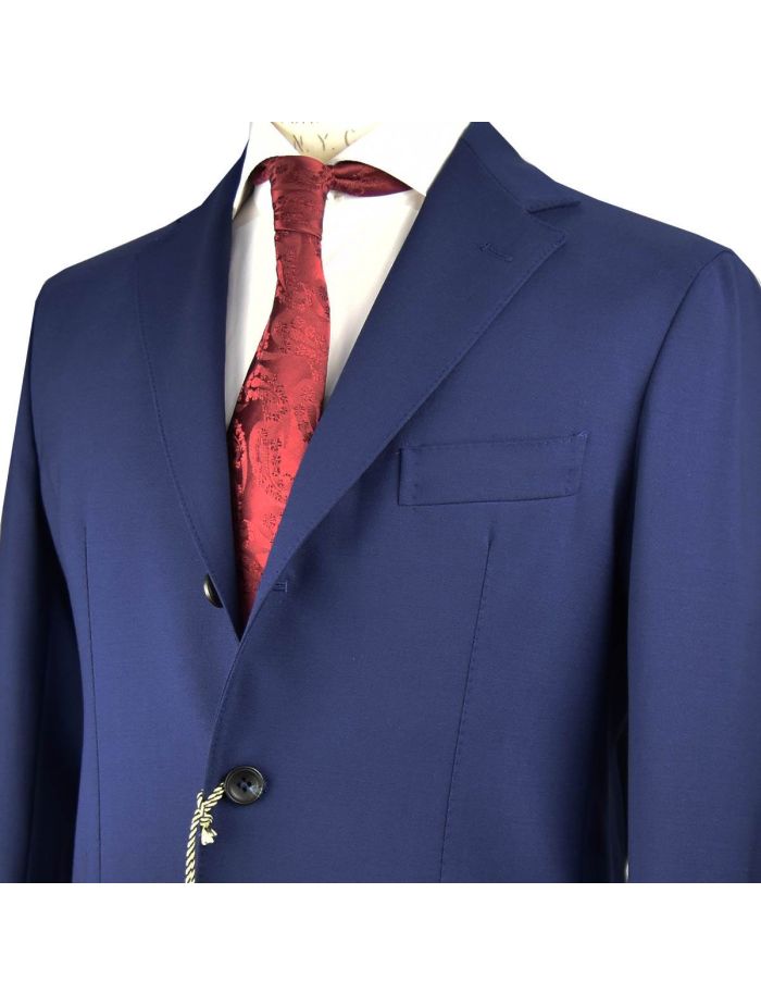 Sartorio Napoli Blue Virgin Wool Mohair Ea blazer | IsuiT Sartorio Napoli Blue Virgin Wool Mohair Ea blazer | IsuiT