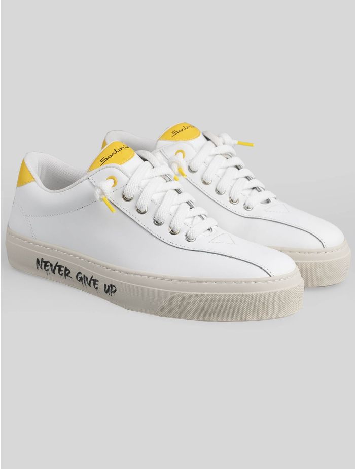 Sartorio Napoli White Lether Sneakers