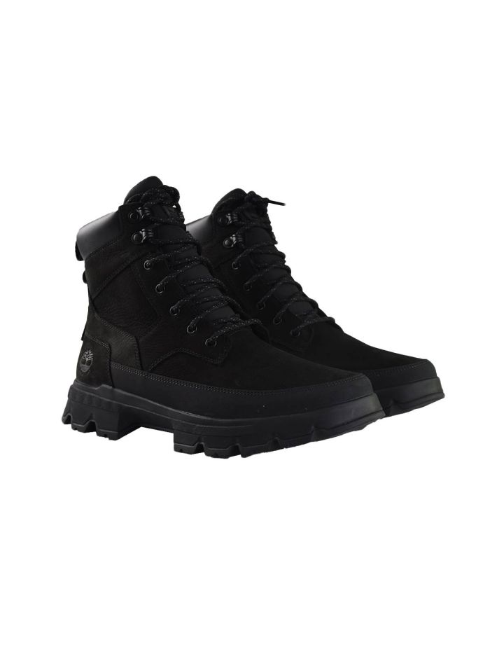 Timberland Black Leather Nubuck Boots