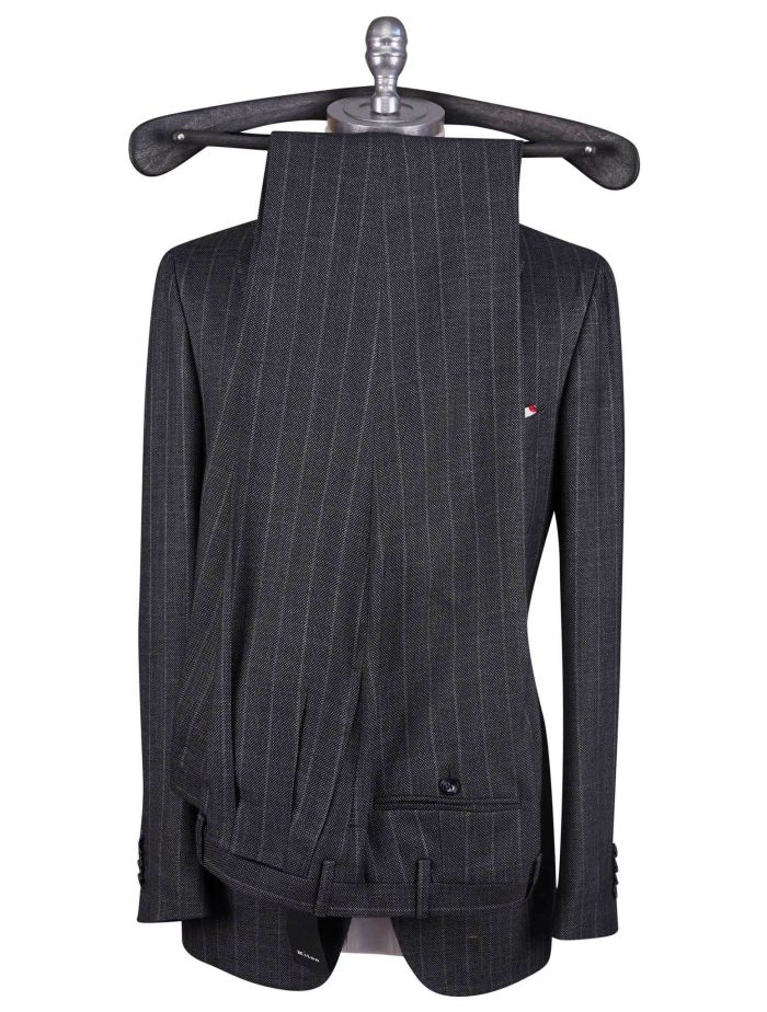 Tシャツ・カットソー Kiton SS24 Silk cashmere t-shirt (D5770500120 001) Kiton Gray Cashmere Silk Linen Suit | IsuiT