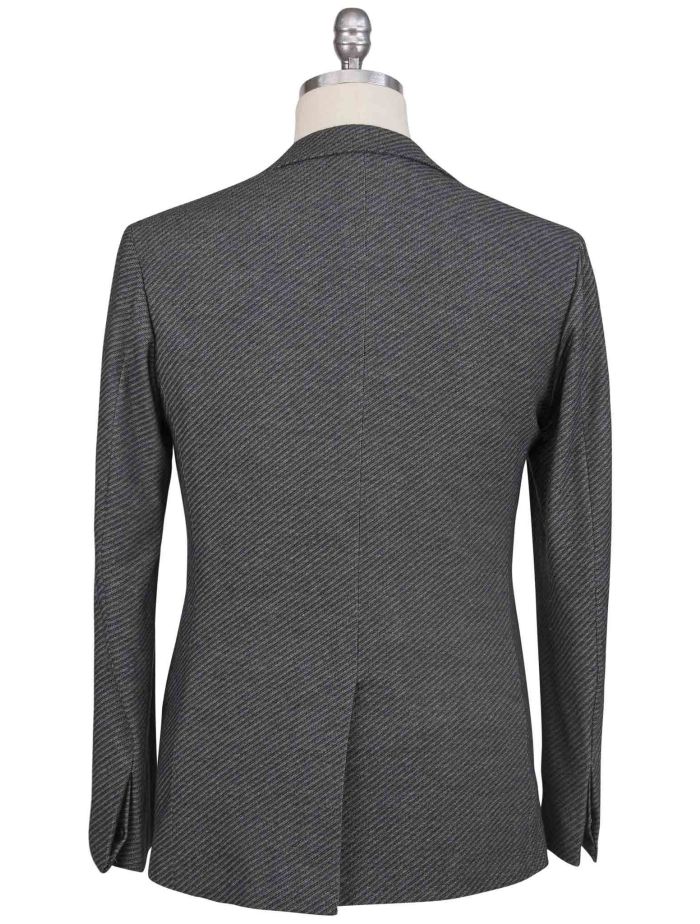 Kiton Knt Gray Cotton Cashmere Silk Suit IsuiT