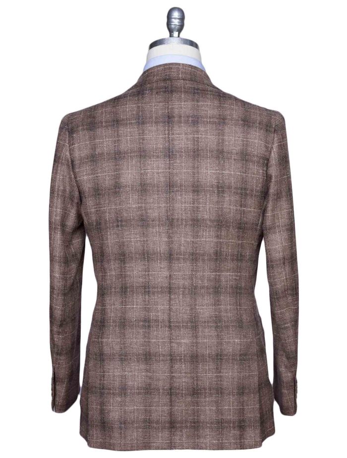 ジャケット CIRINO VIRGIN WOOL CASHMERE Hepburn' Italian Virgin Wool and Cashmere Coat in Marrone