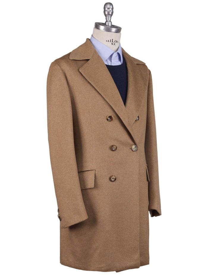 Kiton Brown Cashmere Vicuna Peru Overcoat | IsuiT