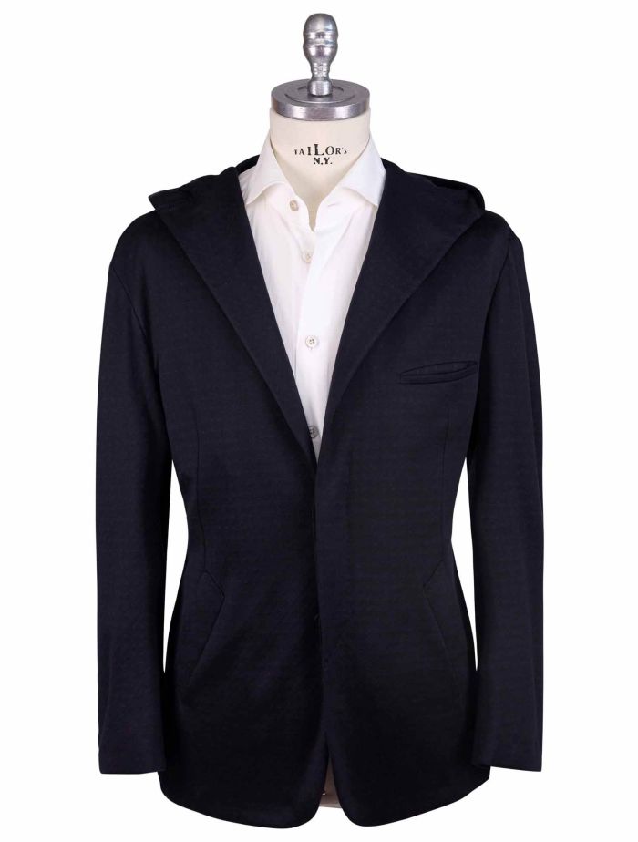 Kiton Knt Blue Cotton Cashmere Pa Blazer Mod. King | IsuiT