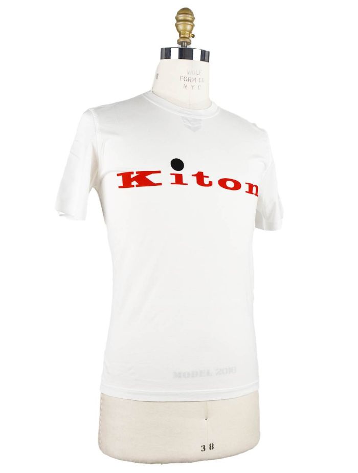 Kiton White Cotton T-Shirt | IsuiT