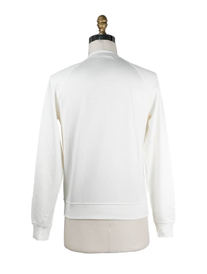KNT Kiton White Viscose Ea Sweater Crewneck | IsuiT