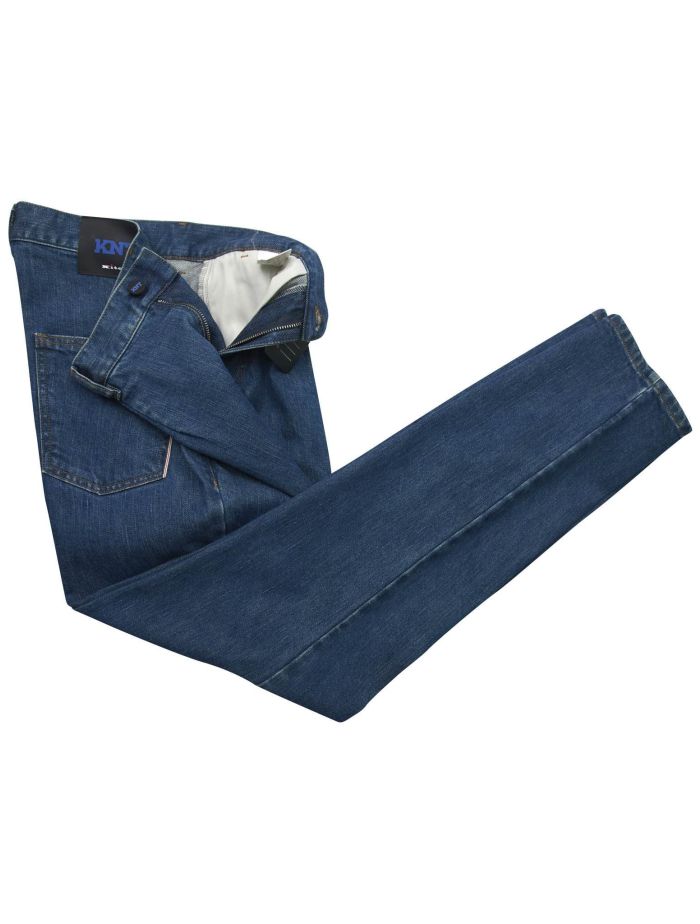 Kiton キートンイージーパンツ デニム パンツ ブルー 青 34 L