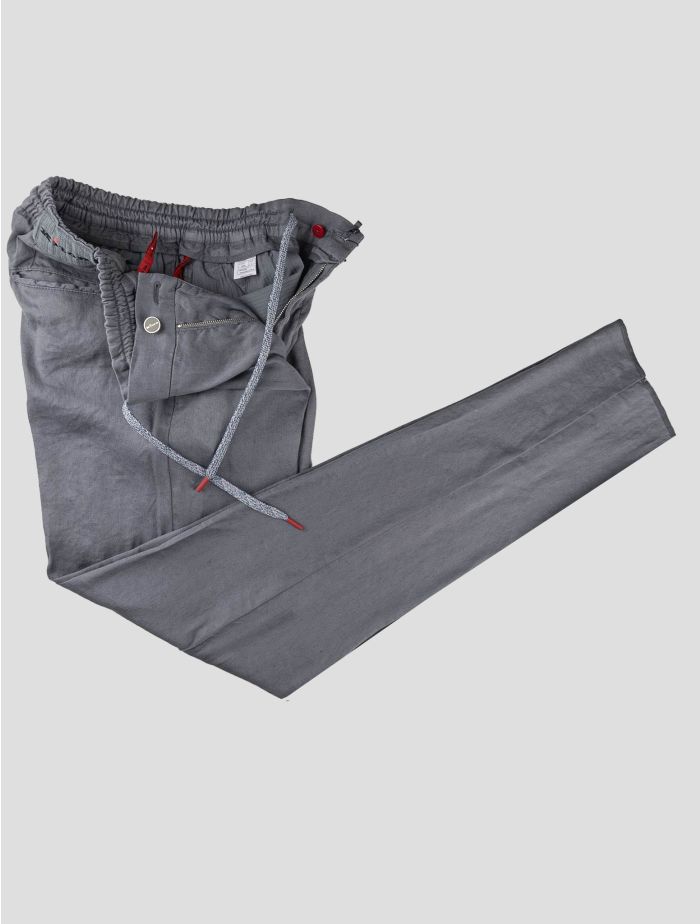 新作ウエア Kiton IsuiT | Pants Ea Lyocell Linen Gray パンツ