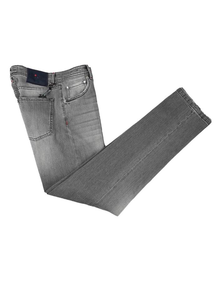 Kiton Gray Cotton Ea Jeans | IsuiT