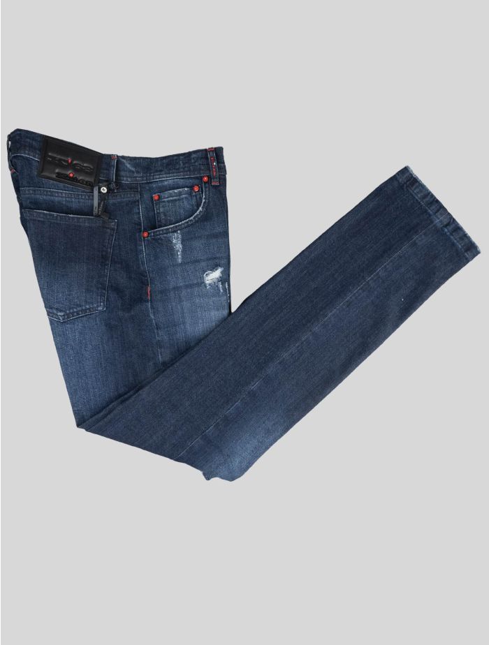 Kiton Blue Cotton Ea Jeans Limited Edition 12 of 22 | IsuiT