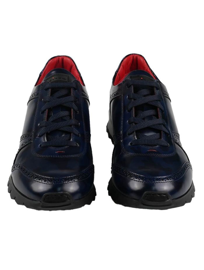 【Matin Kim】送料/関税込★CRACK LEATHER SNEAKERS Matin Kim MATIN CRACKED LOGO GLOSSY ECOBAG 4BFT522 (Matin