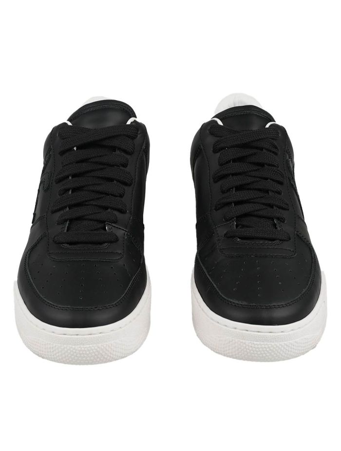 KNT Kiton Black Leather Sneakers | IsuiT