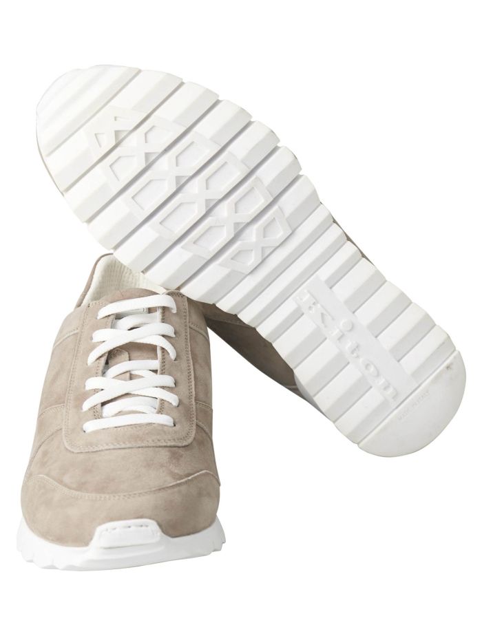 Kiton 25SS スニーカー ホワイト系 Made In Italy Kiton White Yellow Leather Sneakers Special Edition | IsuiT