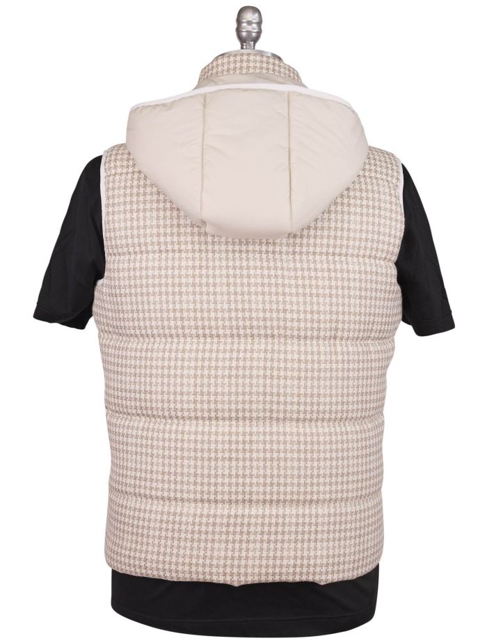 【送料&関税込】Kiton Silk Cashmere Vest Kiton Lightweight Reversible Silk Vest with Suede Leather