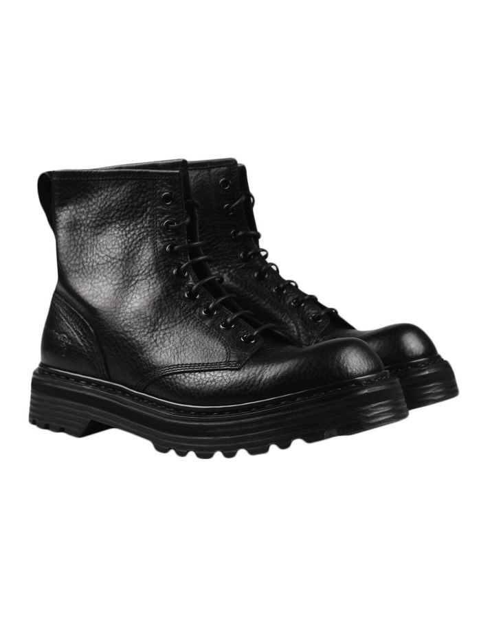 Premiata Black Leather Boots IsuiT