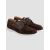 Kiton Brown Leather Crocodile Leather Suede Loafers KSY3 1