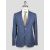 Barba Napoli Blue Cotton Virgin Wool Blazer BBZ2 1