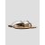 Kiton Beige Brown Cotton Leather Slippers 1