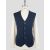 Gran Sasso Blue Cotton Sweater Gilet 1
