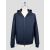 Isaia Blue Dark Gray Wool Pl Silk Ea Reverse Coat 1