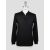Marco Pescarolo Black Virgin Wool Sweater Polo 1