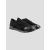 Kiton Black Leather Suede Leather Crocodile Overcoat 1
