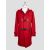 Isaia Red Wool Overcoat 1