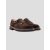 Santoni Brown Leather Suede Dress Shoes 1