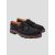 Santoni  Blue Leather Suede Dress Shoes 1