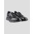 Peluso 1907 Black Leather Sneakers 1