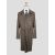 Tagliatore Blue Beige Virgin Wool Overcoat 1