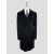 Tagliatore Black Virgin Wool Double Breasted Overcoat 1