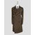 Tagliatore Green Virgin Wool Double Breasted Overcoat 1