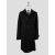 Tagliatore Black Virgin Wool Pa Overcoat 1