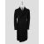 Tagliatore Black Virgin Wool Cashmere Double Breasted Overcoat 1