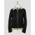 Tagliatore Black Leather Shearling Coat 1