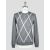 Isaia Gray Wool Cashmere Silk Sweater Crewneck 1