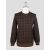 Isaia Brown Black Cashmere Silk Sweater Crewneck 1