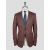 Isaia Burgundy Silk Cashmere Blazer 1