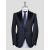 Isaia Purple Blue Wool Silk Cotton Smoking Blazer 1