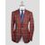 Isaia Red Alpaca Wool Pa Blazer 1