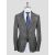 Isaia Gray Leather Suede Blazer 1
