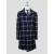 Isaia Blue White Cashmere Silk Overcoat 1
