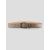 Isaia Light Brown Leather Suede Belt 1